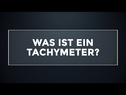 Video: Benutzt jemand einen Tachymeter?