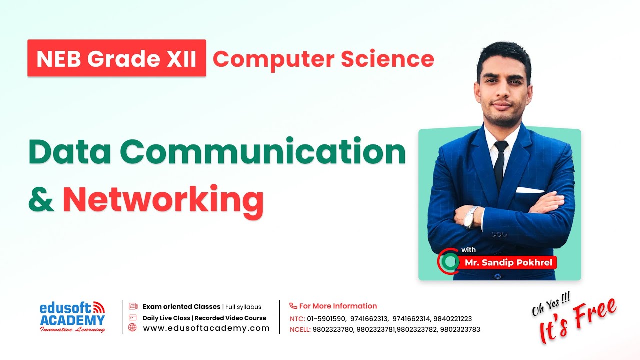 Data Communication & Networking By Sandip Sir  | Accounting for NEB Grade 12 | Edusoft Academy