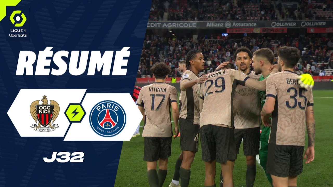 Starker Barcola - PSG gewinnt Nachholspiel nach Meisterparty: Nizza - PSG | Ligue 1 | DAZN