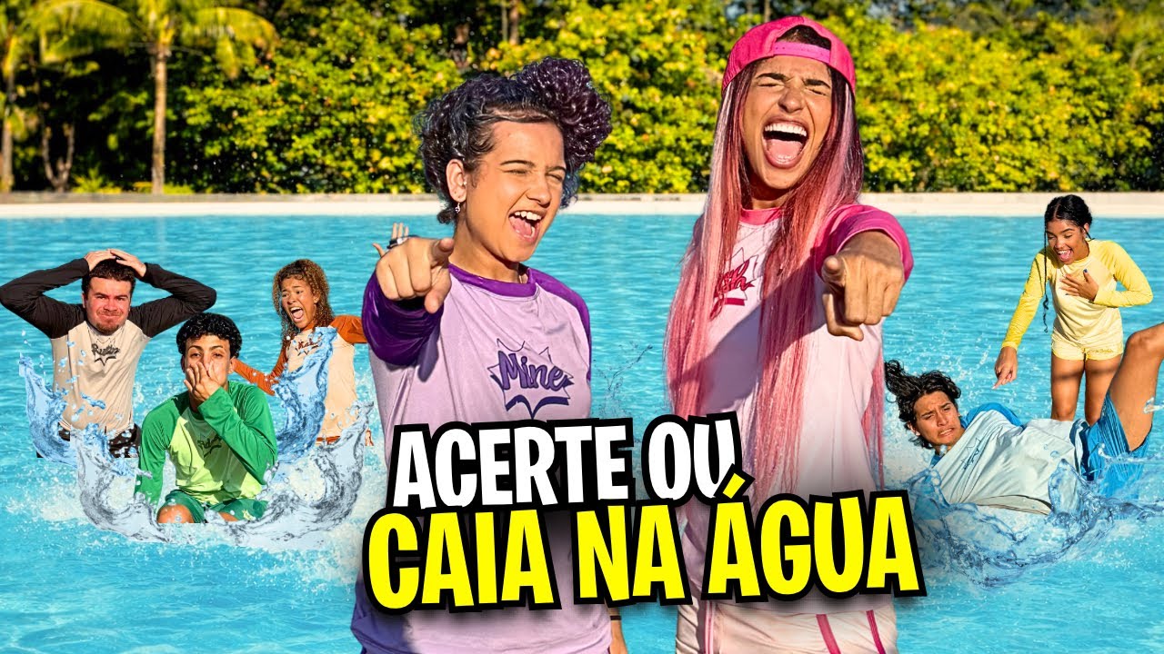 ACERTE OU CAIA NA ÁGUA * A Kysha não sabe nadar!