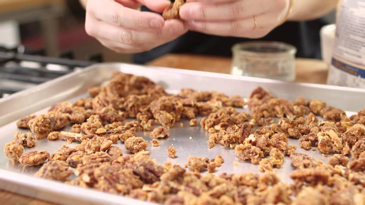 How to Make Candied Pecans YouTube