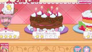 Pastelería de Tarta de Fresa Cumpleaños Chocolicioso Pastel de Delichocolate Español Juego de niños screenshot 2