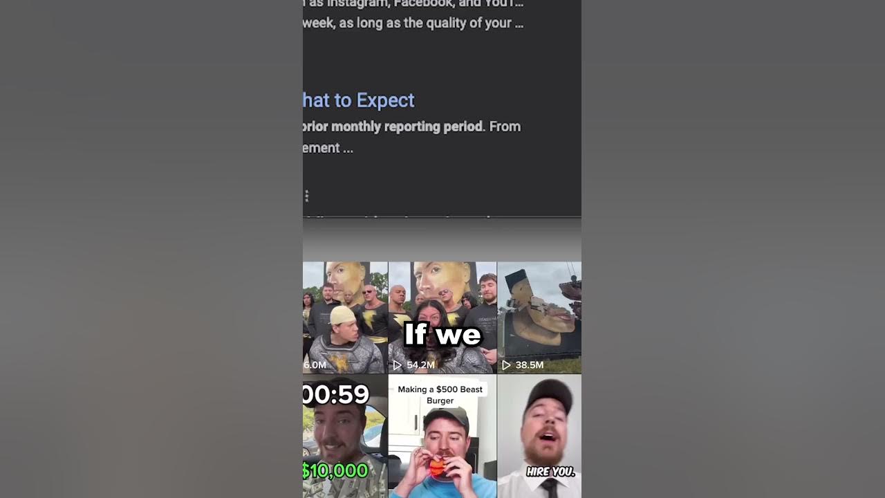 How much did MrBeast get paid for 3 BILLION views? YouTube