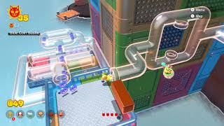 Bowsers Fury - Pipe Path Tower 2 - Blue Coin Bustle - 47/100 Shine screenshot 4