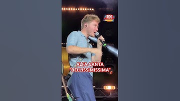 Thumbnail of Alfa canta live BELLISSIMISSIMA