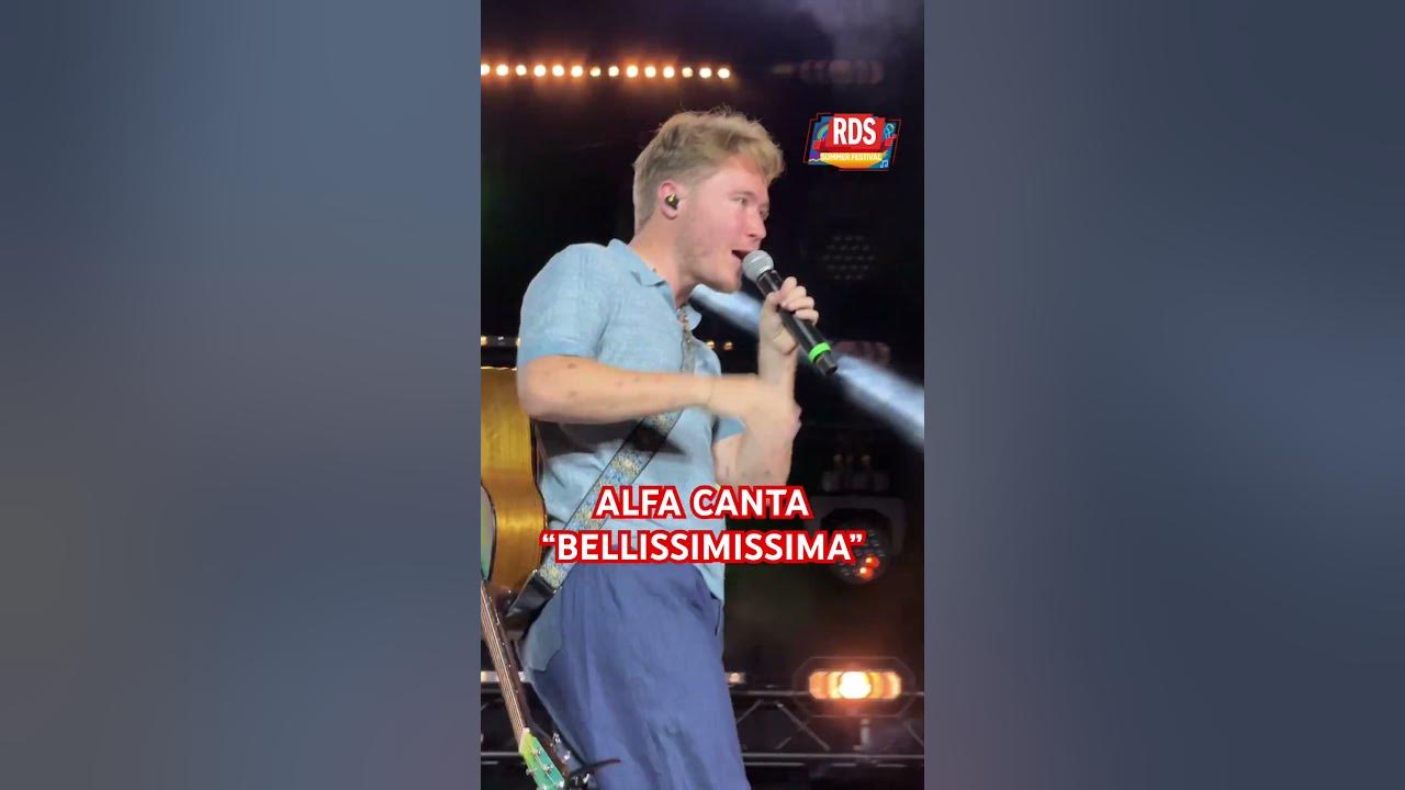 Alfa canta live BELLISSIMISSIMA Alfa canta live BELLISSIMISSIMA