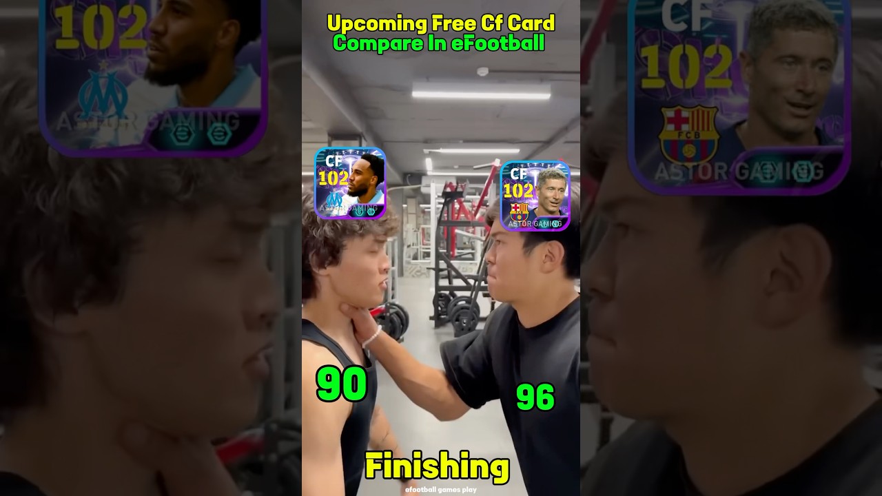 Upcoming Free Lewandowski vs Aubameyang Card compare In eFootball 2026 