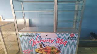 Termurah!!! WA 085727624313 Jual Gerobak aluminium gorengan di Purwokerto