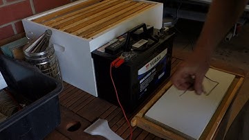 Beekeeping - wax foundation embedding the fast and easy way