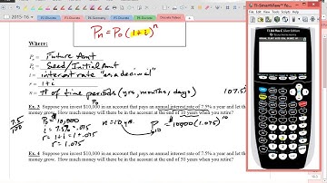 10 3 Compounding of Money, pg 6 to 9   Video