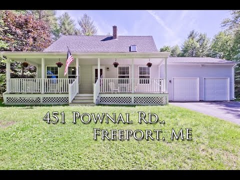 451 Pownal Rd., Freeport, ME home video tour
