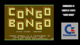 Congo Bongo Sega Commodore 64 Gameplay