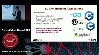 SCION: A Next-generation Internet for Next-generation Security By Prof. Dr. Adrian Perrig (2025)