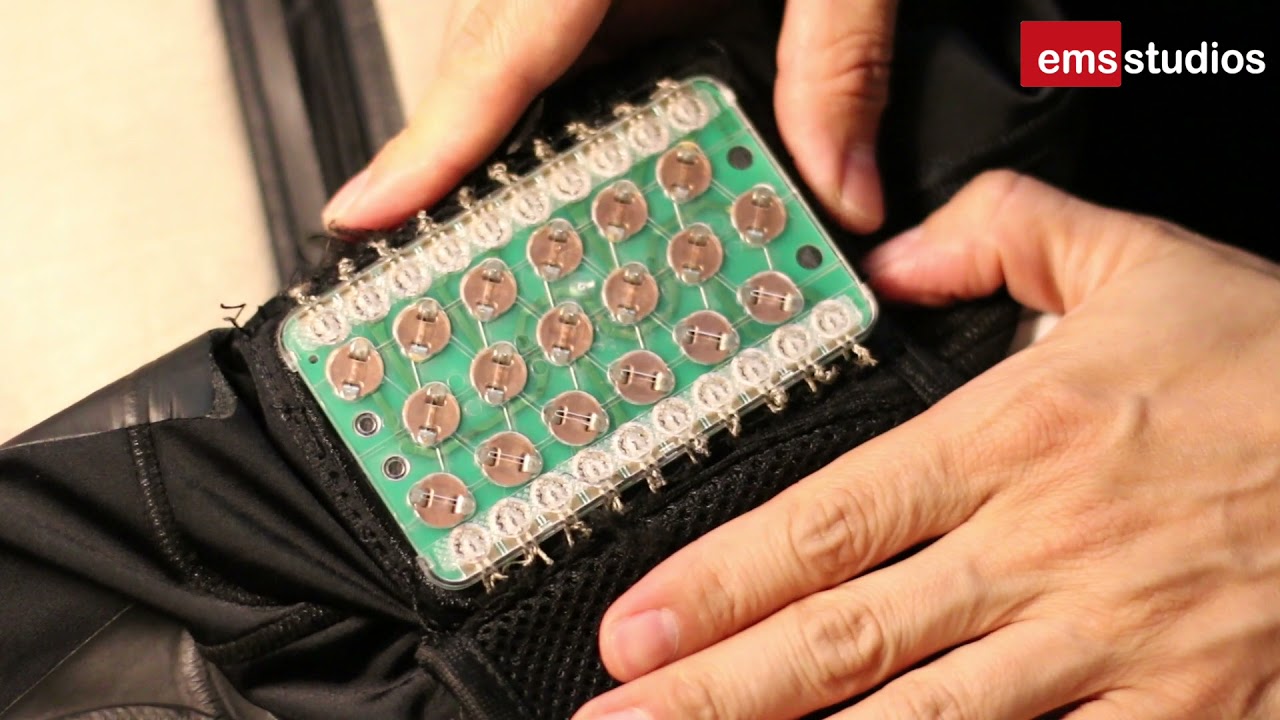 EMS ANZUG visionbody aufschneiden / zerlegen / demontieren - NICHT reparieren! Kontaktplatte ...