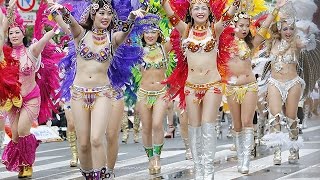 第３４回浅草サンバカーニバル＝躍動感あるリズム、華麗なステップで観客を魅了