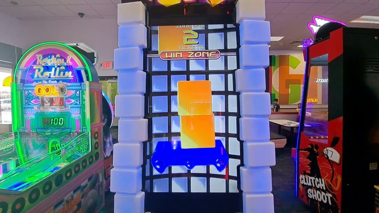 playing Tippin' Bloks @ Chuck E. Cheese - Fairview Heights, IL