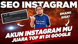 🔴 PELAJARI SEO INSTAGRAM 2026 UNTUK PEMULA | CARA MENGOPTIMALKAN IG AGAR FYP MUNCUL DI GOOGLE & L...
