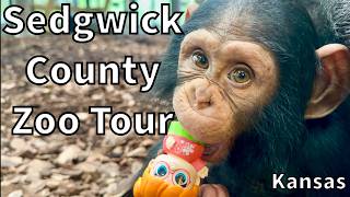 Tour of the Sedgwick County Zoo - Wichita, Kansas - USA