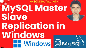 (हिन्दी) MySQL Master Slave Replication in Windows #mysql #replica #replication #mysqlreplication