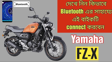 Yamaha FZ-X 150 Bluetooth Connection with Mobile || Y-CONNECT || Features (Bangla)