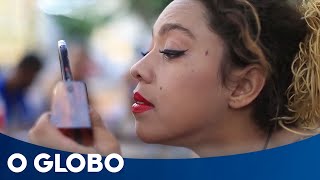 Um dia de maquiagem na Cracolândia de São Paulo