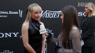 Sabrina Carpenter talks about 'Fruitcake', Taylor Swift & more at Variety's Hitmakers event.