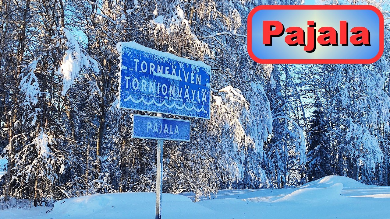 #10 Winter 26: Pajala am sonnigen Tag und zu blauer Stunde