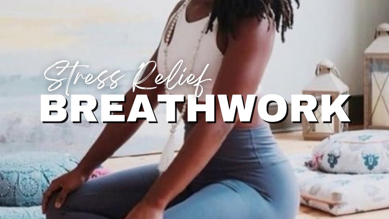 10 Minute BREATHWORK to Release Stress | Guided Breathing for Women ...