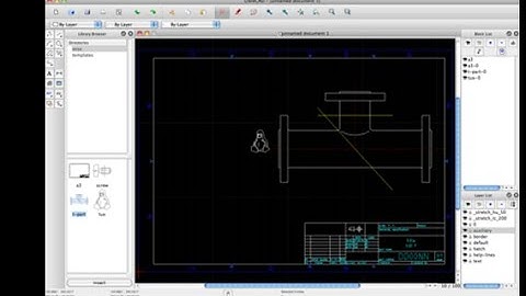 Librecad 2D drawing software tutorial part 1