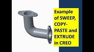 Learn CREO /CATIA Solid and SURFACE Model - Pipe Joint