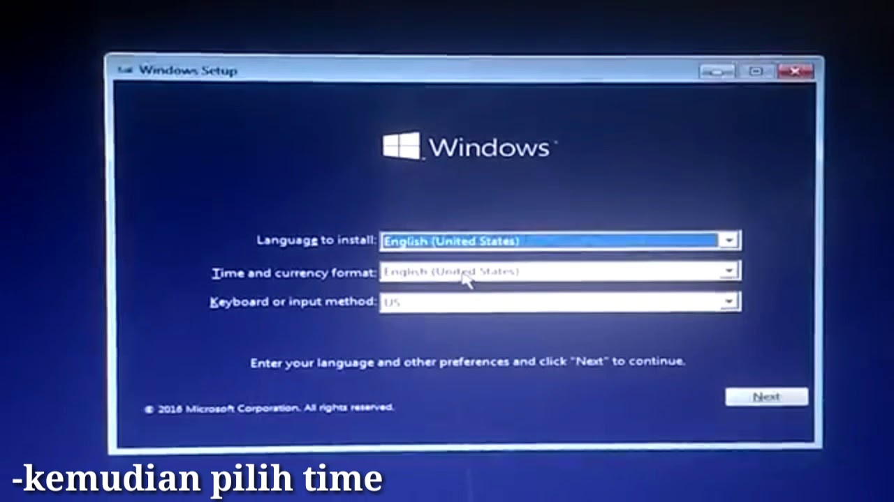 Cara menginstal windows 10 dengan flashdisk - YouTube