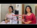Christian bridal look/ Christian bride in 2 looks/messy Christian bridal hairstyle