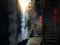 “The Sky Temple Path #trending #nature #villagelife #cliffside  #shorts