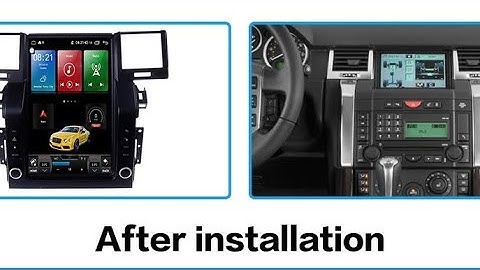 Range Rover sport 2006-09 android Tesla screen upgrade and installation (part-2)
