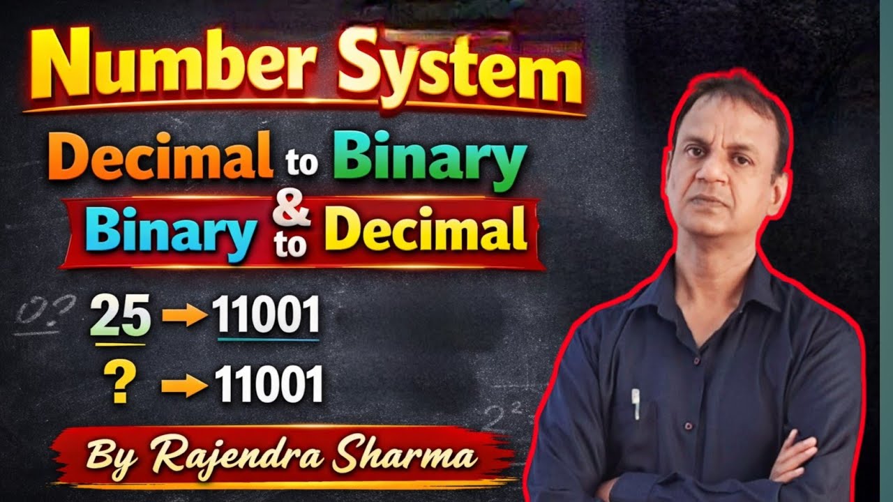 Decimal to Binary Conversion | Binary to Decimal | Number System in ...