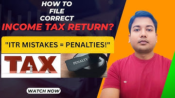 "ITR Filing 2025: Common Mistakes You MUST Avoid!" | Filing ITR? Watch This Before You Submit | ITR