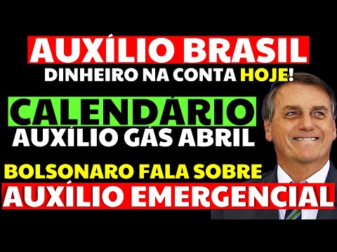 BOLSONARO FALA SOBRE AUXÍLIO EMERGENCIAL 400 REAIS HOJE AUXÍLIO BRASIL CALENDÁRIO AUXÍLIO GÁS ABRIL