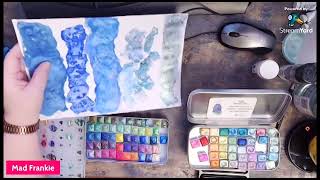 Anger And Frustration Experiment Using Watercolour and Gouache.  #watercolor #watercolour #gouache