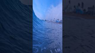 Dangerous Wave on Dry Sand #itsnaouras #shorebreak #waves #morocco