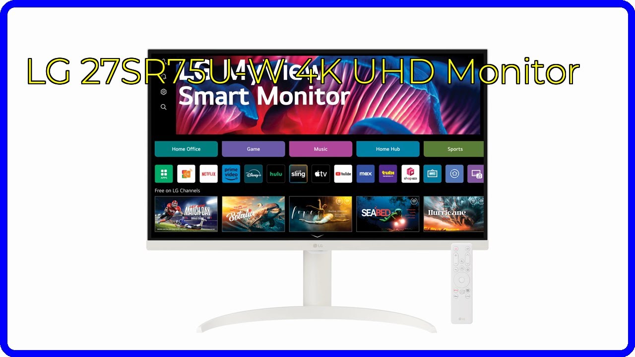 REVIEW (2026): LG 27SR75U-W 4K UHD Monitor. First Look. - YouTube