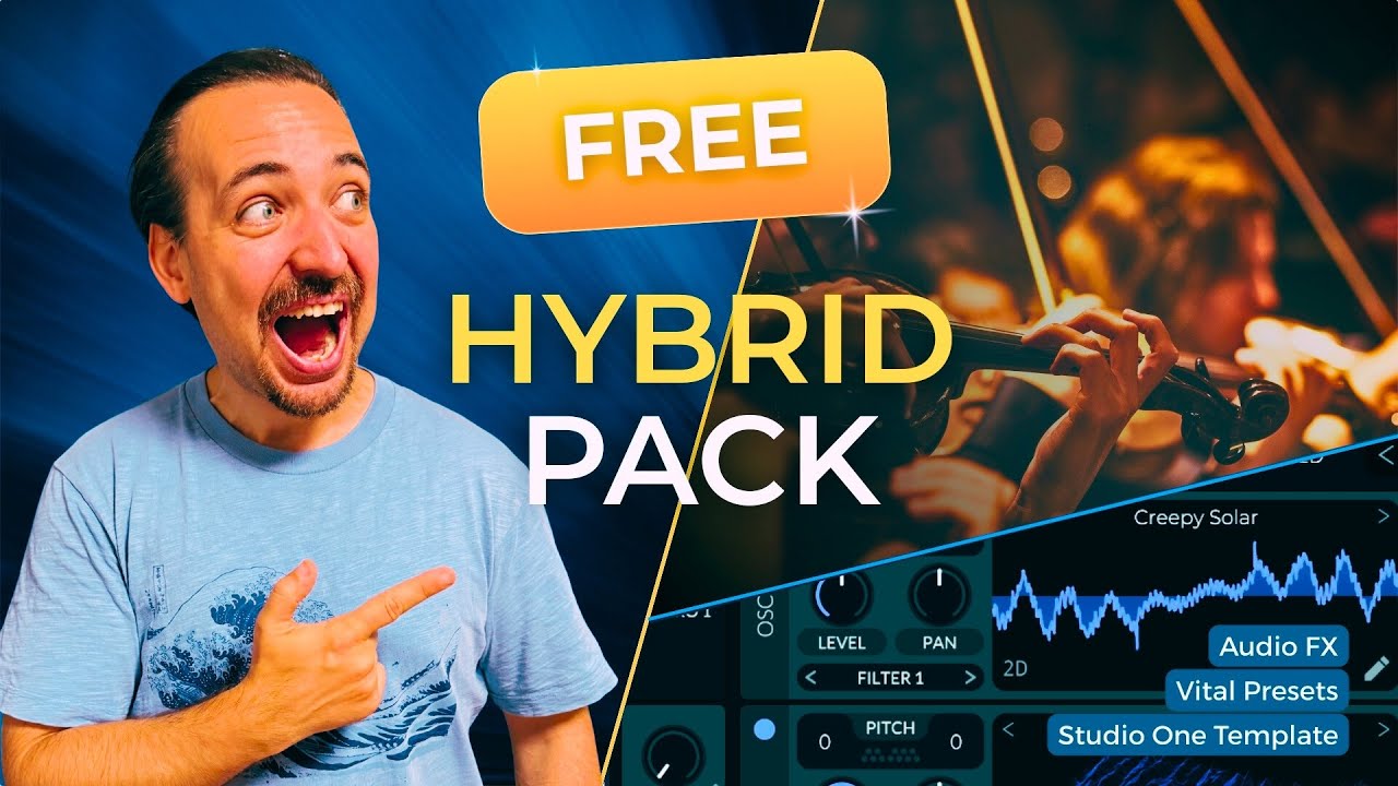FREE Orchestral Hybrid Starter Pack (Studio One Template + Vital Presets, Works in Any DAW)