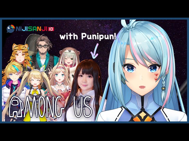 【AMONG US】Main Among Us sama Cosplayer Indonesia Punipun!【NIJISANJI ID】のサムネイル