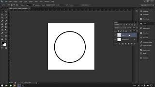 Cara membuat lingkaran Logo di photoshop