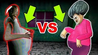 Granny is pregnant and Scary Teacher 3d is pregnant Funny Animation Parody