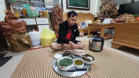 Bữa cơm Đặc sản ở nhà với Vợ sau gần 2 tháng rồi đi bản nghèo. Nguyễn Tất Thắng