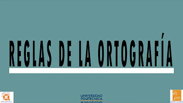 ¿Cuáles son las 4 reglas de la escritura?