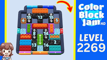 Color Block Jam Level 1361 (2269) Solution Walkthrough
