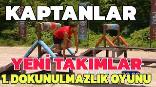 Survivor All Star Kaptanlık Yeni Takımlar 1. Dokunulmazlık Oyunu!