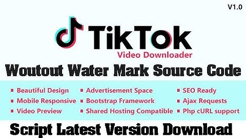 TikTok Video and Music Downloader with no Watermark 26284627