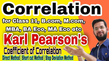 Correlation Analysis | Karl Pearson